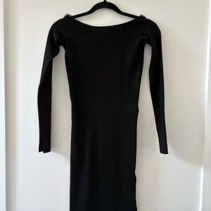 All Saints off the shoulder knit dress
